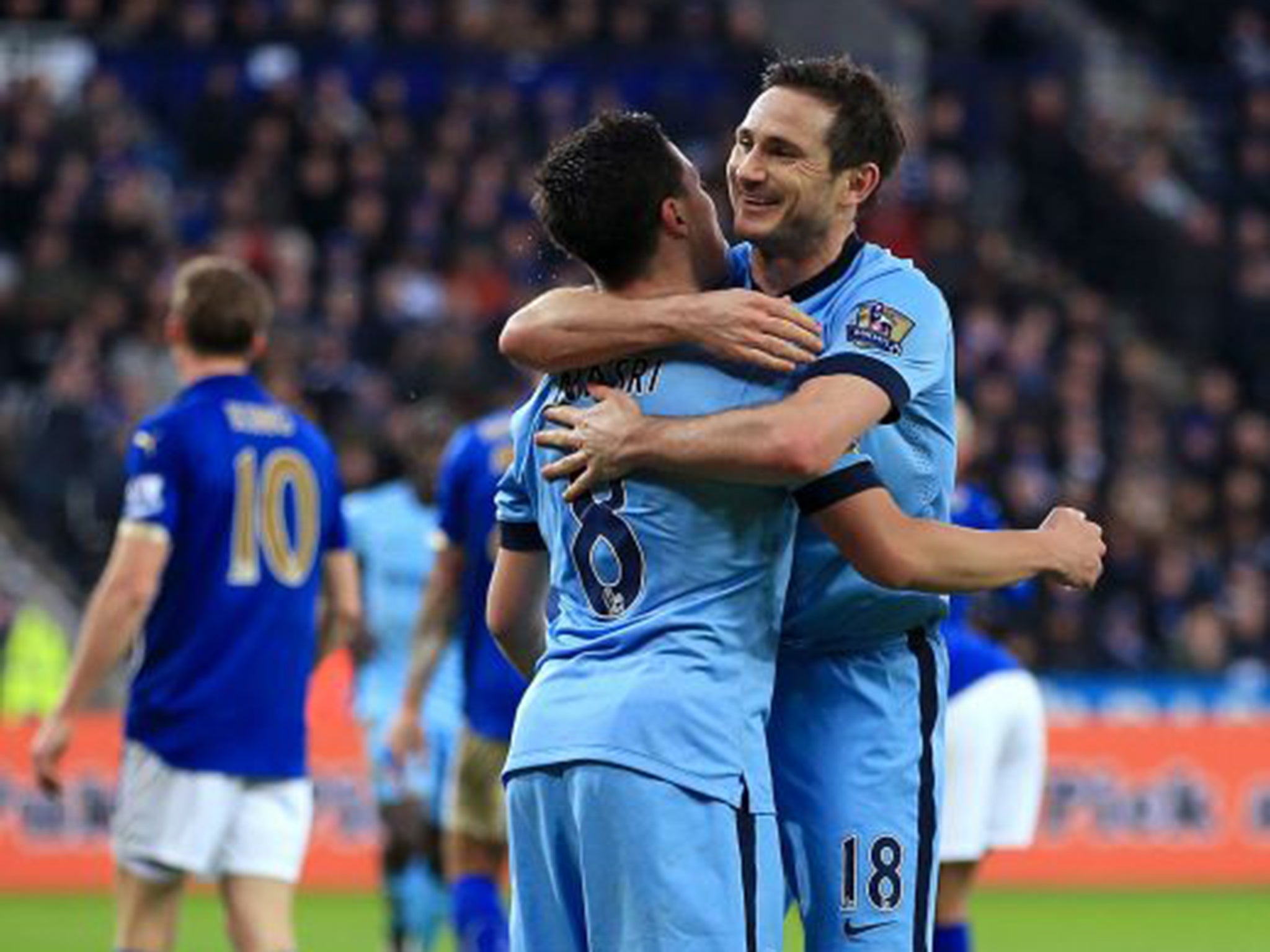 Frank Lampard drops to the bench