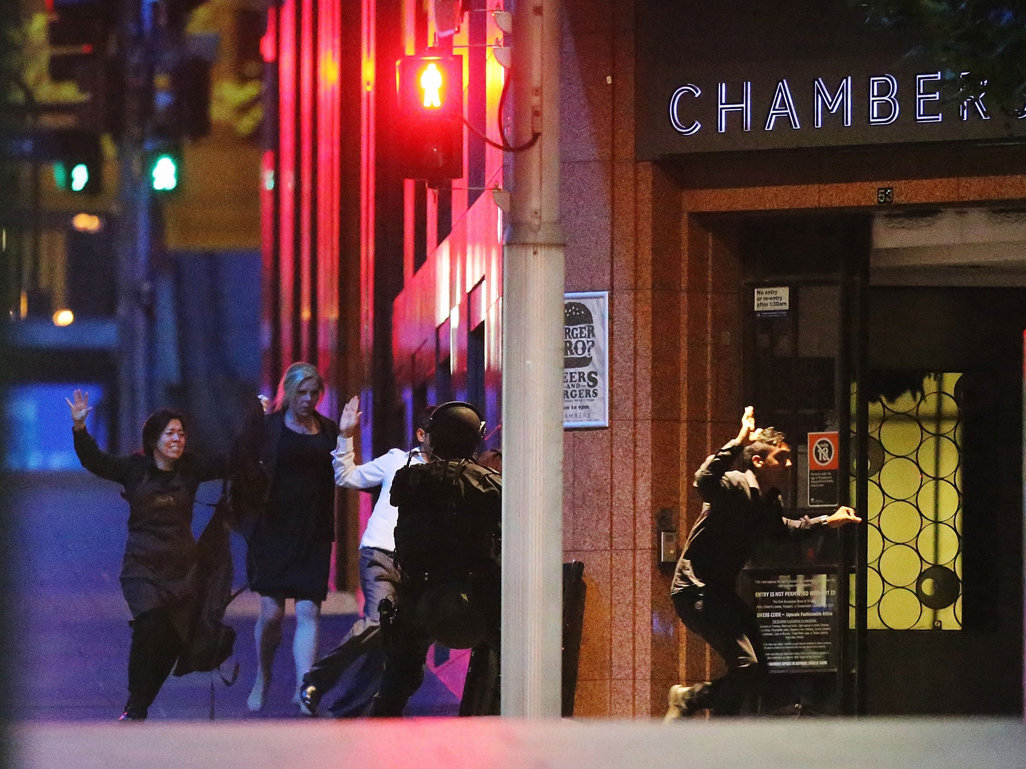 Hostages late on Monday night