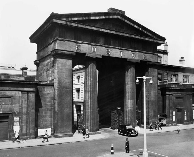 John Hayes, Minister of State at the Department of Transport, wants to restore the Euston Arch