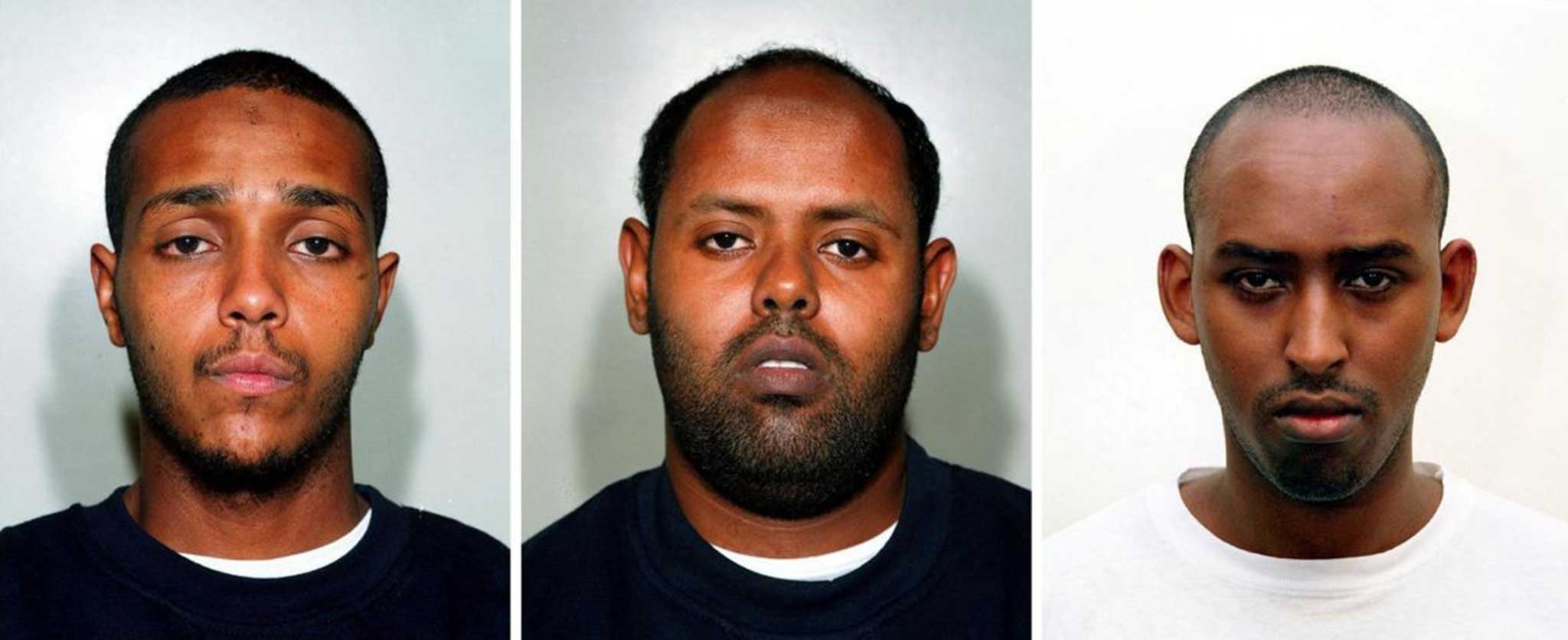 Ramzi Mohammed, Muktar Said Ibrahim and Yassin Omar (from the left)