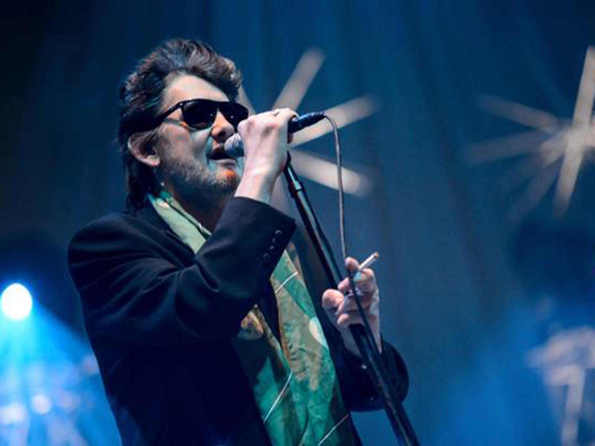 Shane MacGowan of the Pogues