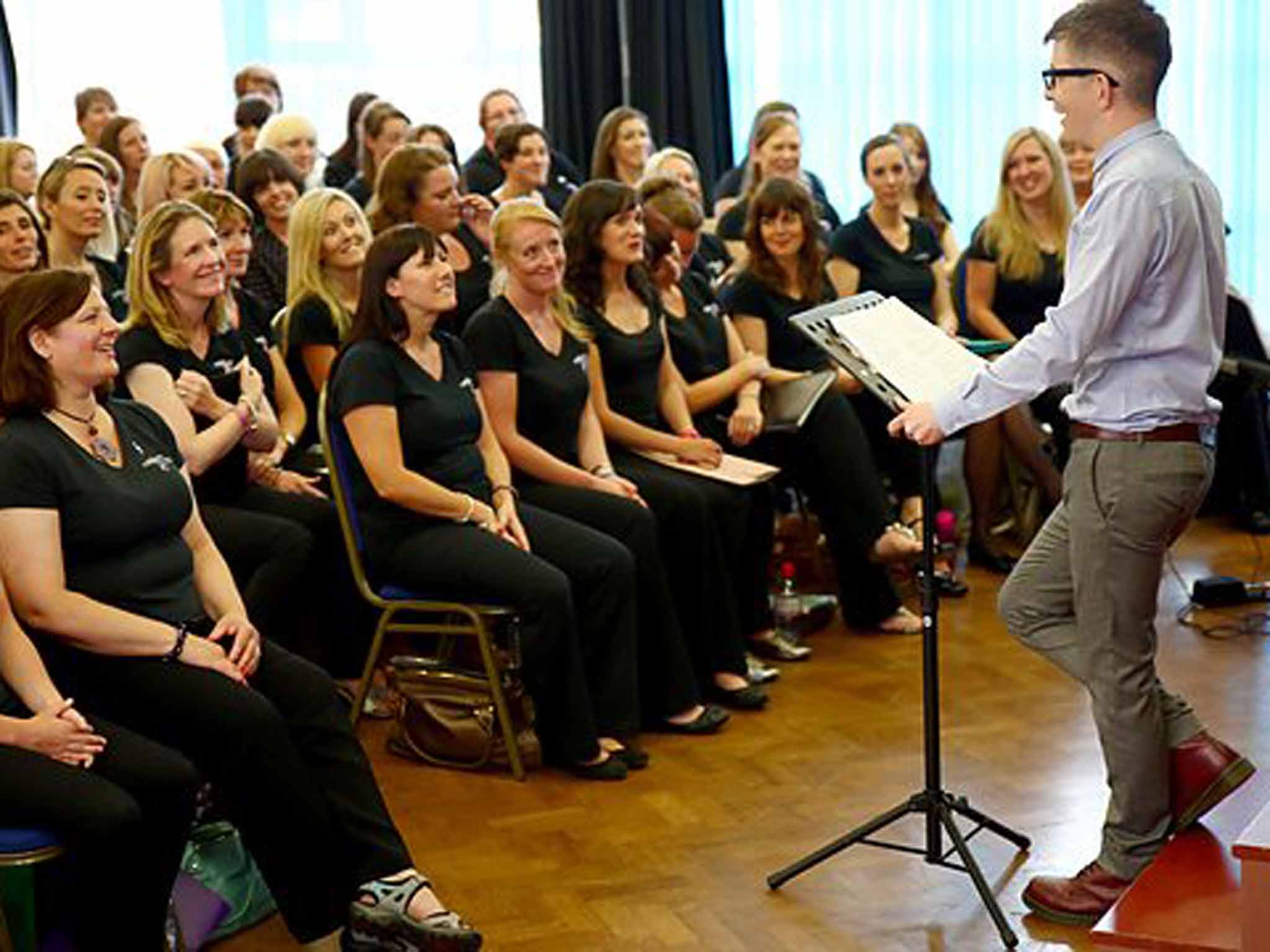 The Choir: New Military Wives on BBC2: 'Choirmaster Gareth Malone is back!'