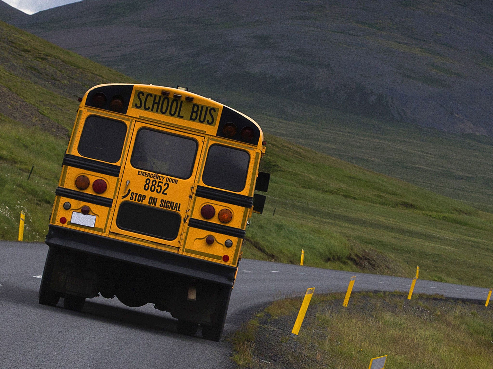 The boy was arrested after he and a group of other youths boarded a bus [NOT PICTURED] carrying Jewish school children