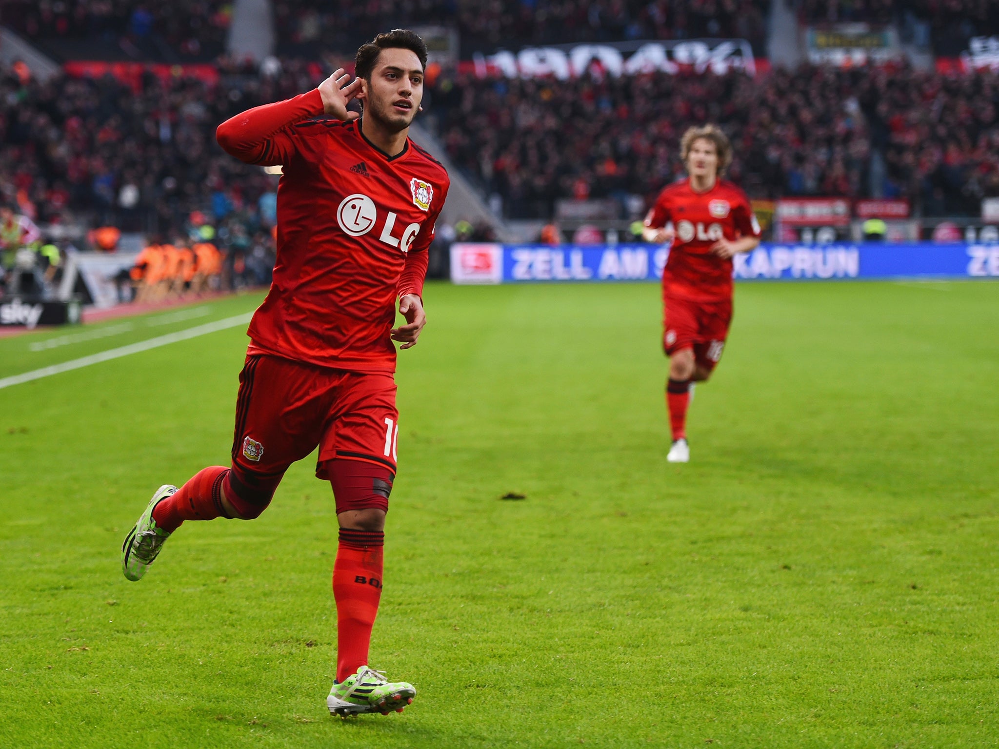 Hakan Calhanoglu was born in Germany but stars for Turkey at international level.