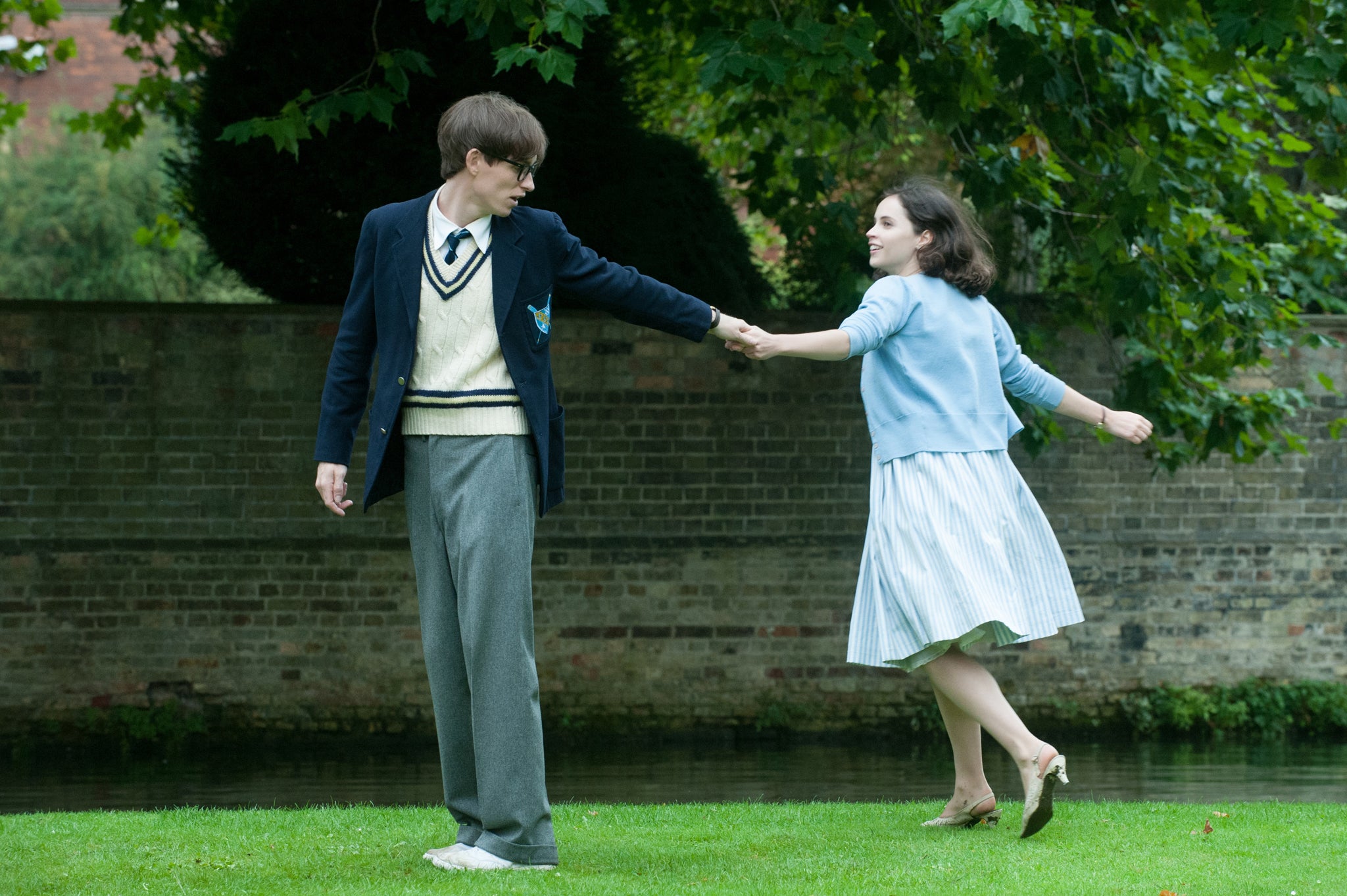 Eddie Redmayne and Felicity Jones in The Theory of Everything