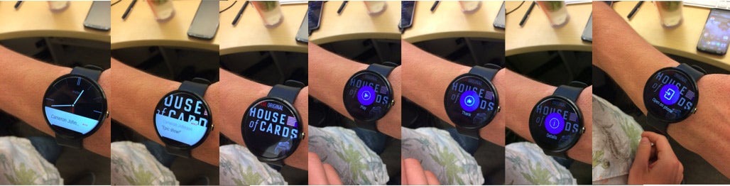 Netflix, shown on a smart watch. Picture: Netflix