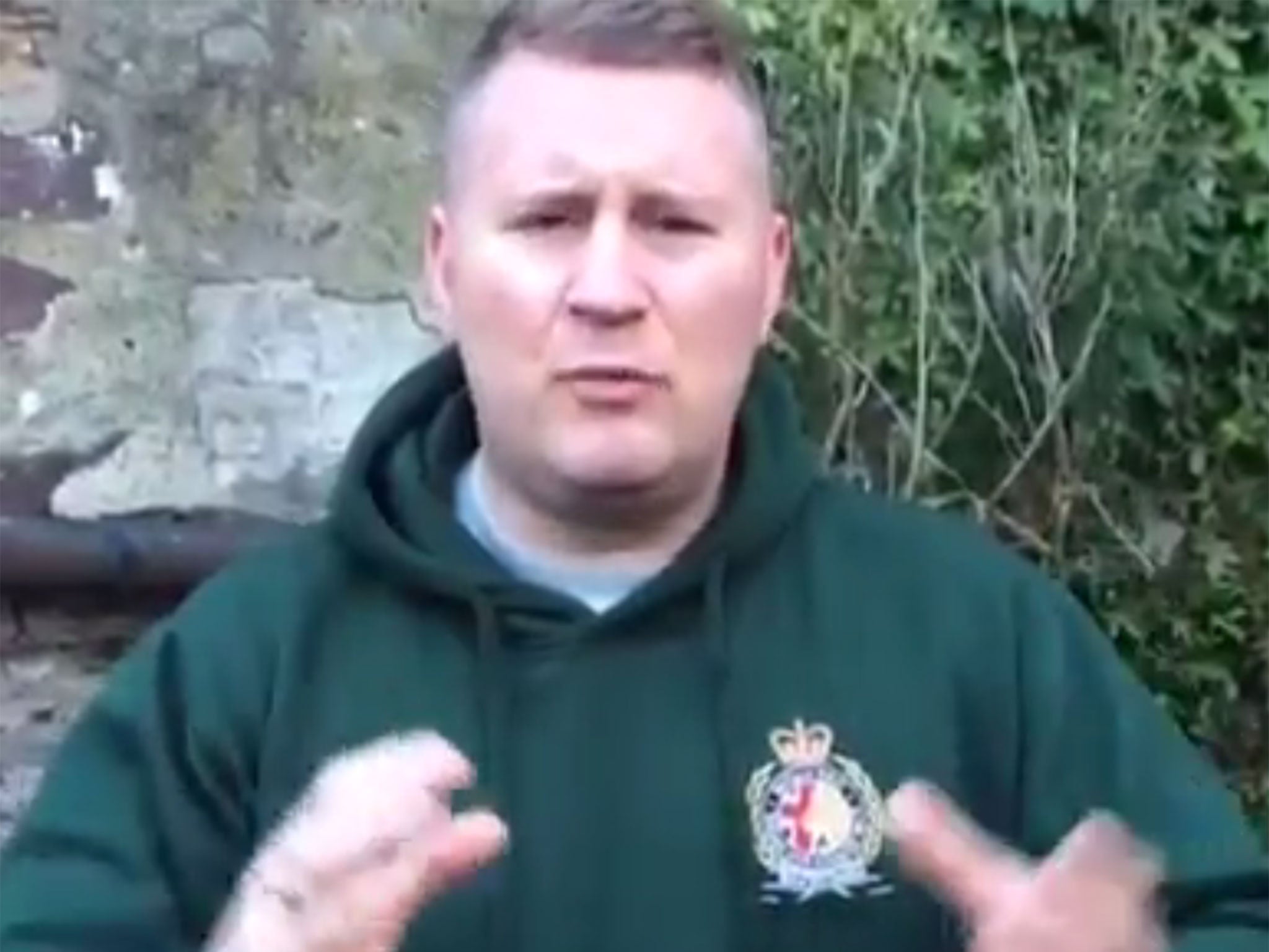 Britsin First leader Paul Golding