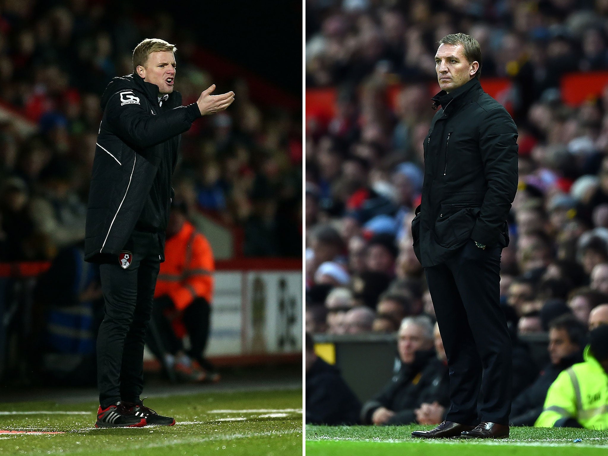 Eddie Howe and Brendan Rodgers