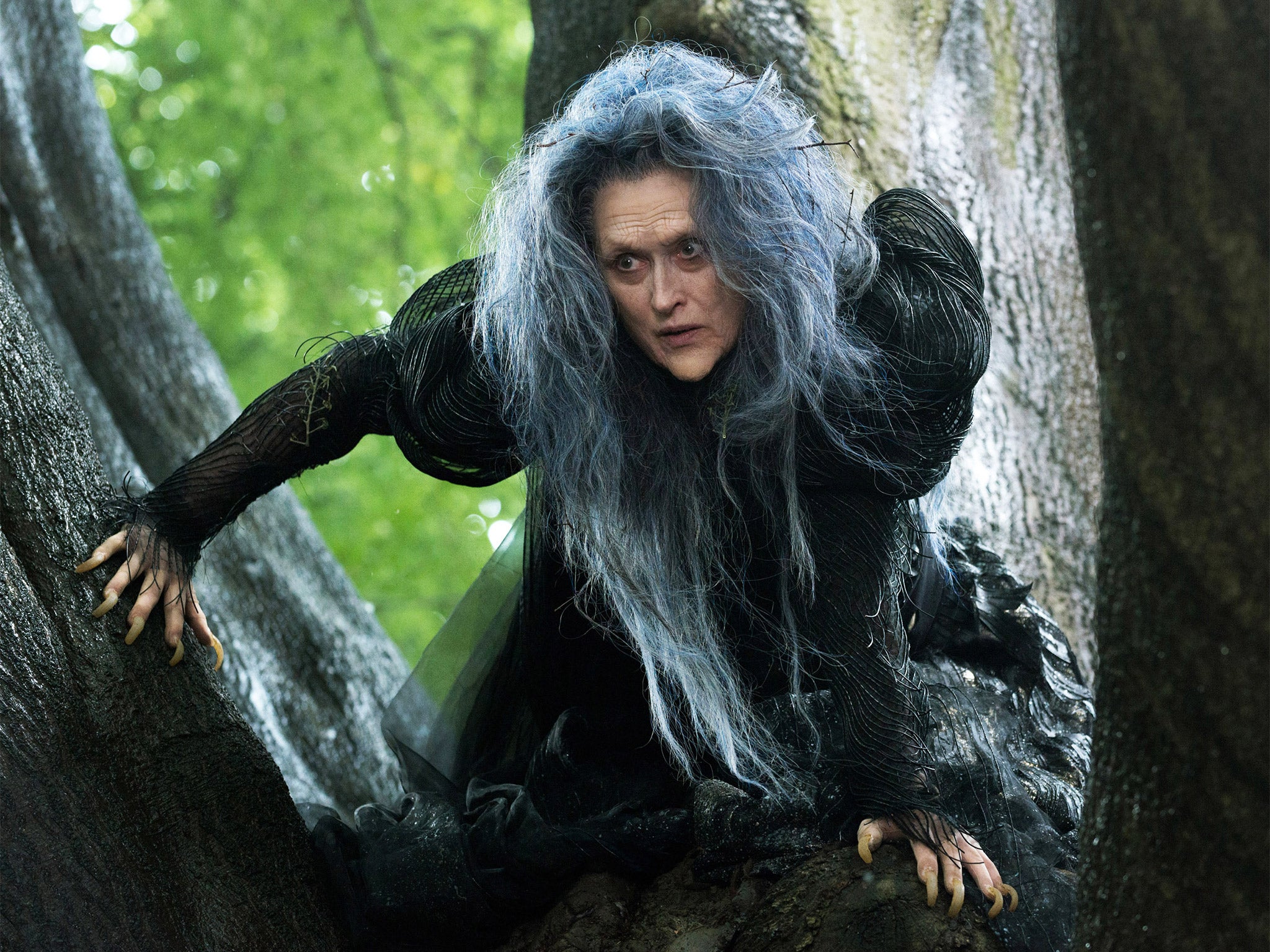 Meryl Streep as the witch in Into the Woods