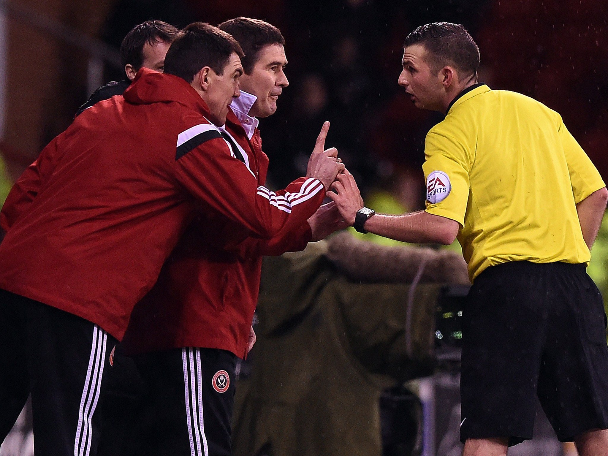 Nigel Clough was pleased with the performance, if not with the result of the Capital One Cup semi-final first leg