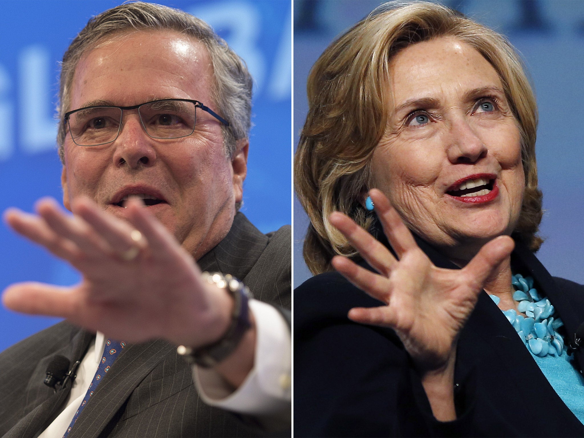 Two tribes: if Hillary Clinton runs against Jeb Bush it will continue a political dynasty stretching back 30 years