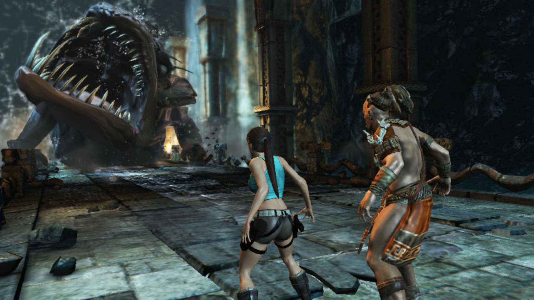 Lara Croft and the Temple of Osiris blends a satisfying shooter with an array of puzzles