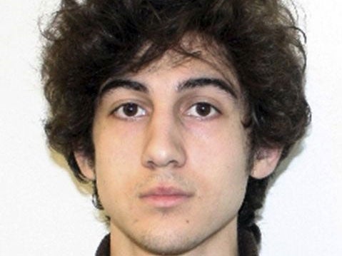 Boston Marathon bombing suspect Dzhokhar Tsarnaev