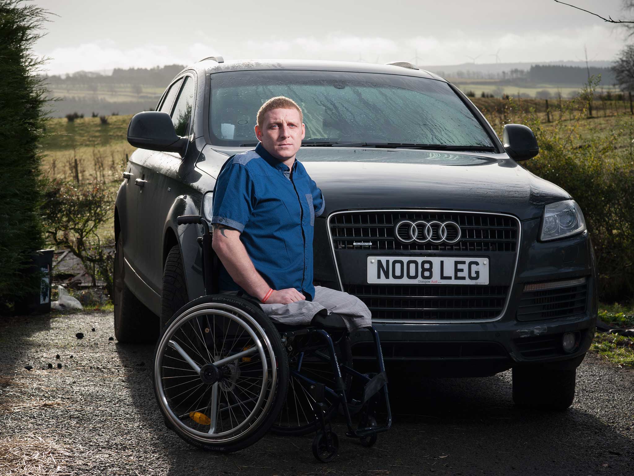 Jamieson with his car