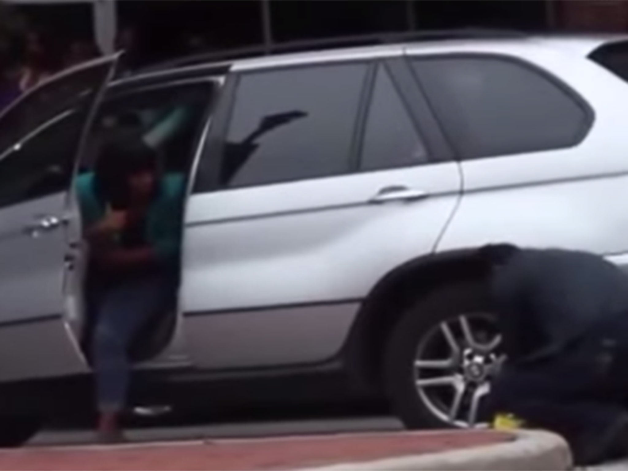 The wheel clamp broke away as the woman drove home