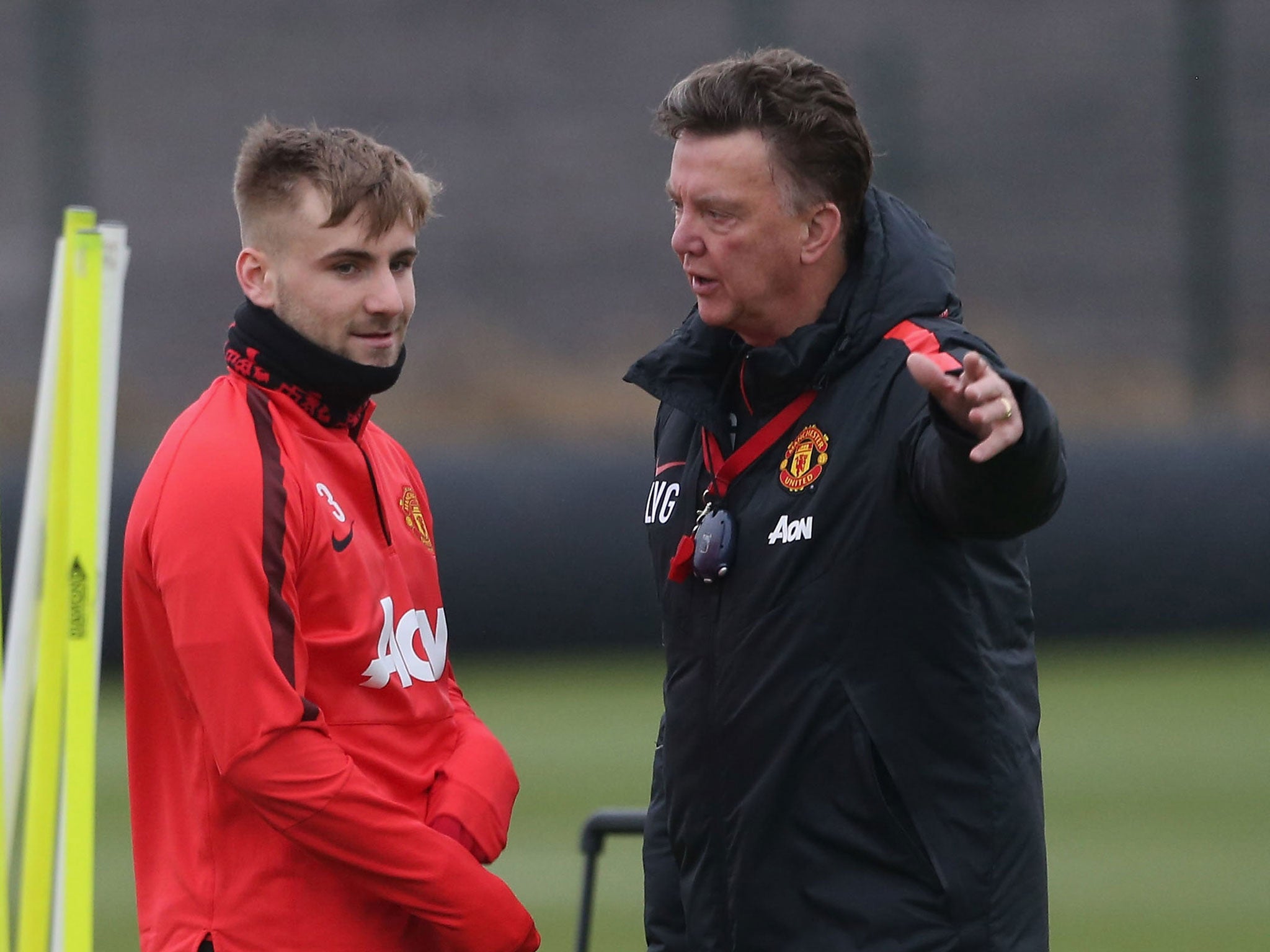 Left-back Luke Shaw has returned to training