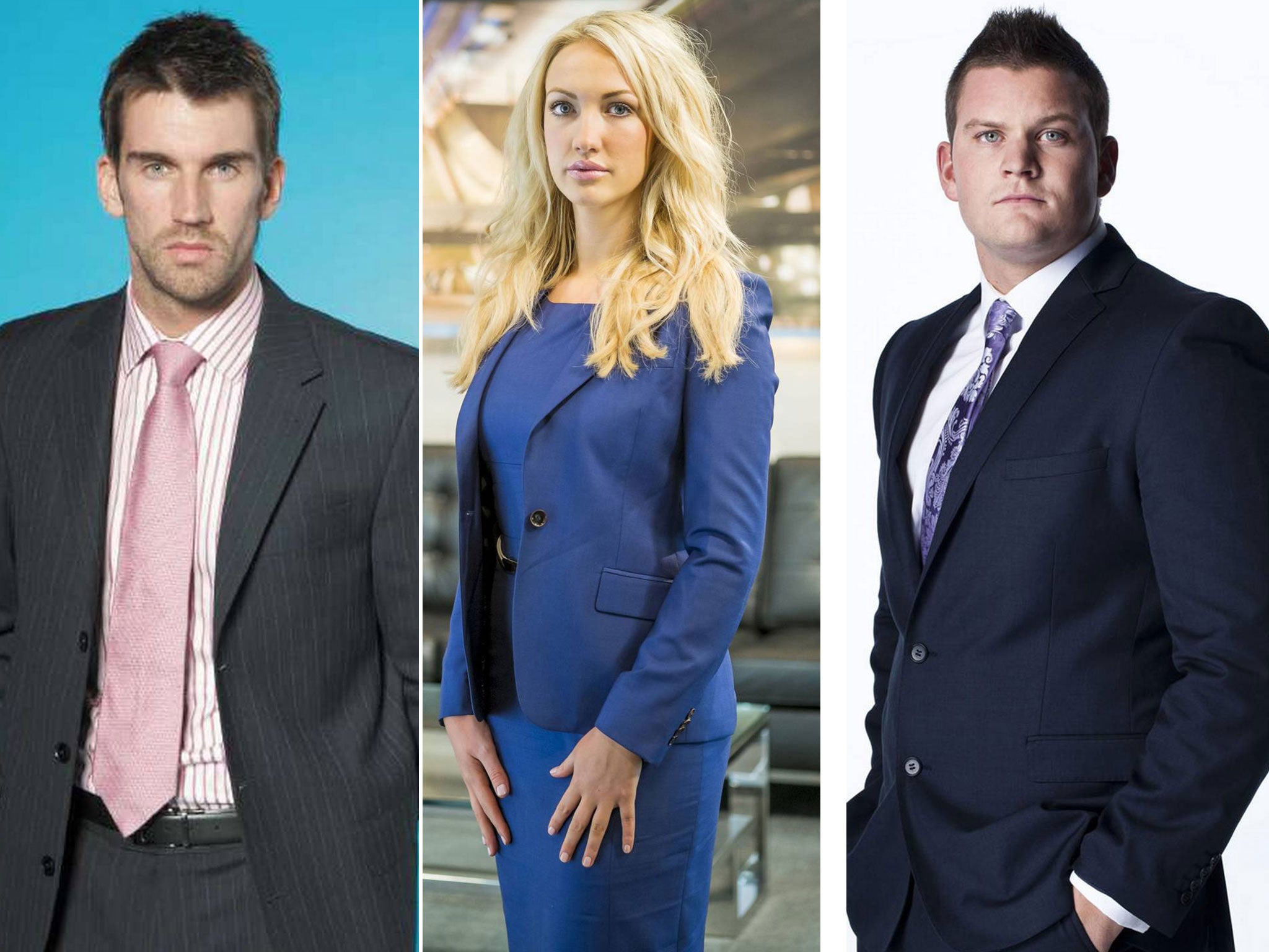 Past Apprentice winners Lee McQueen, Leah Totton and Ricky Martin