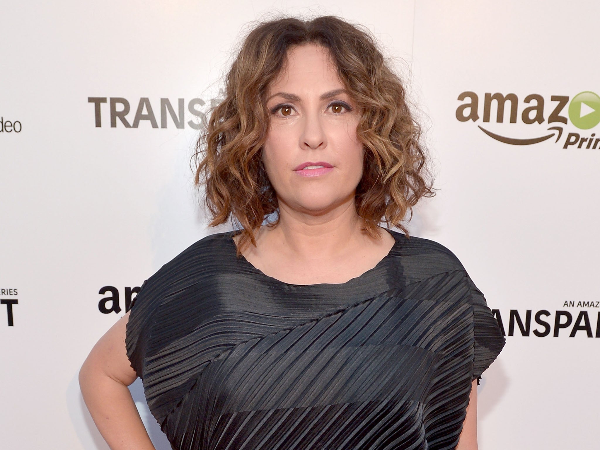 Creator/producer Jill Soloway attends the Amazon red carpet premiere screening for brand-new dark comedy, 'Transparent,' at Ace Hotel in Los Angeles, California.