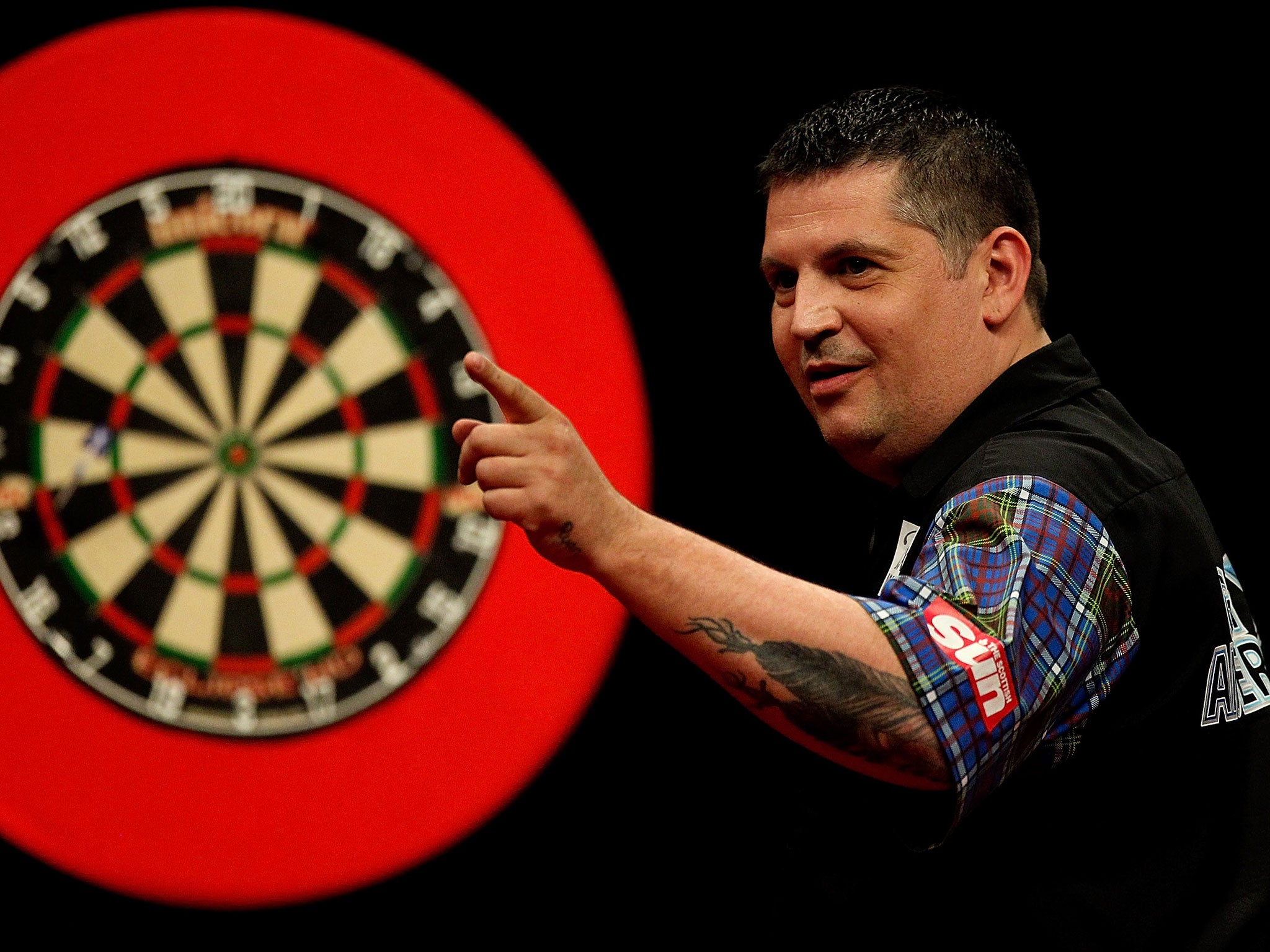 Gary Anderson takes on the winner of Mark McGrath v Scott Kirchner