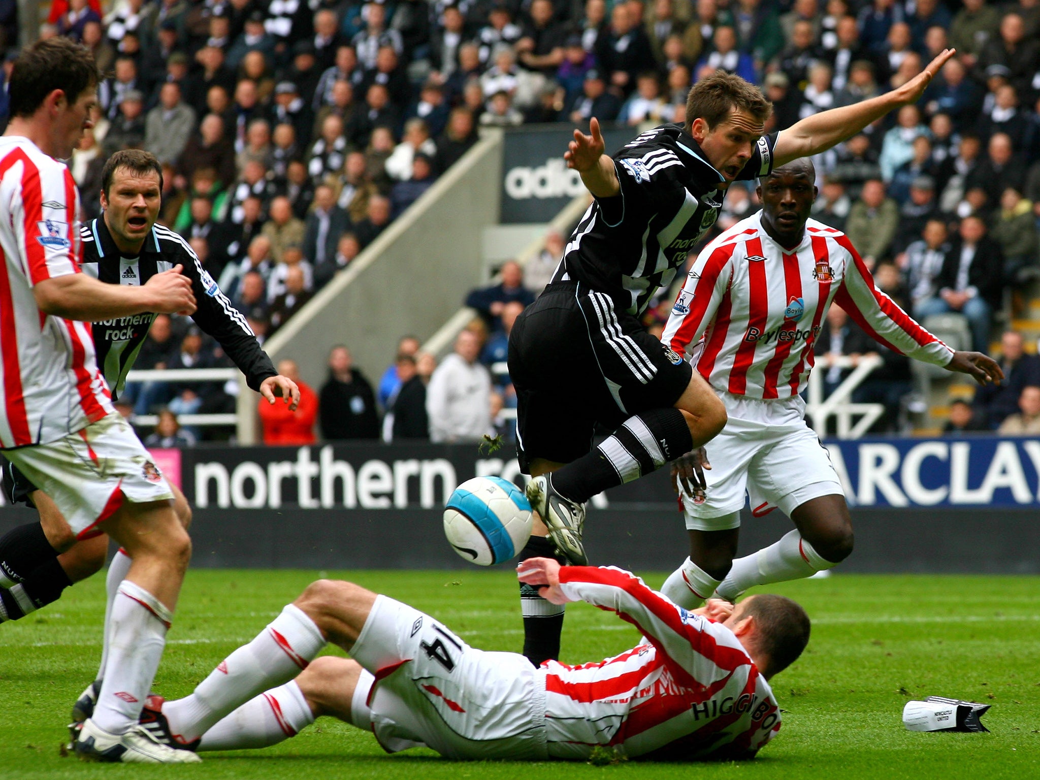 I gave away a penalty at St James' Park that same season