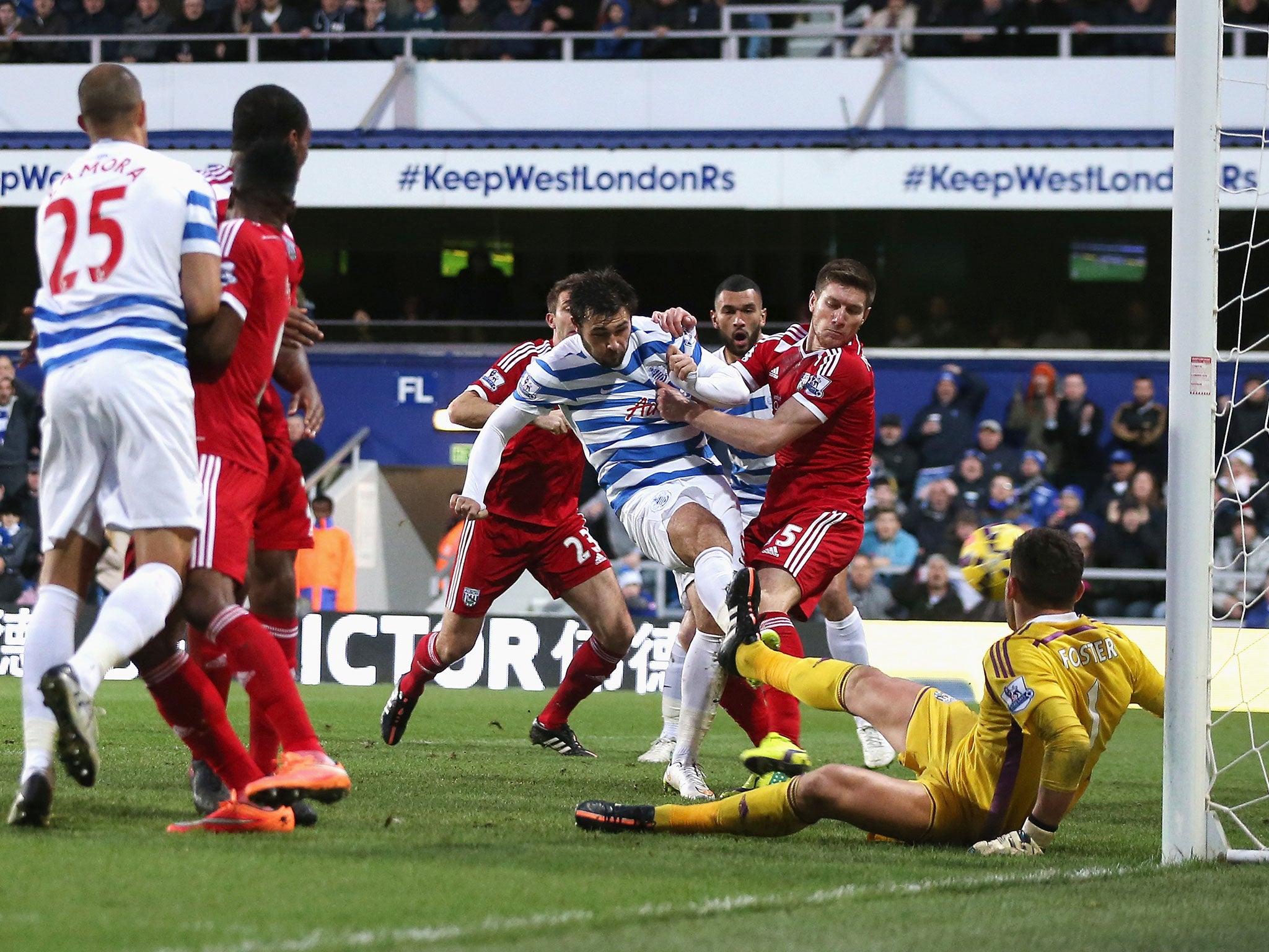 Charlie Austin bundles home his second goal