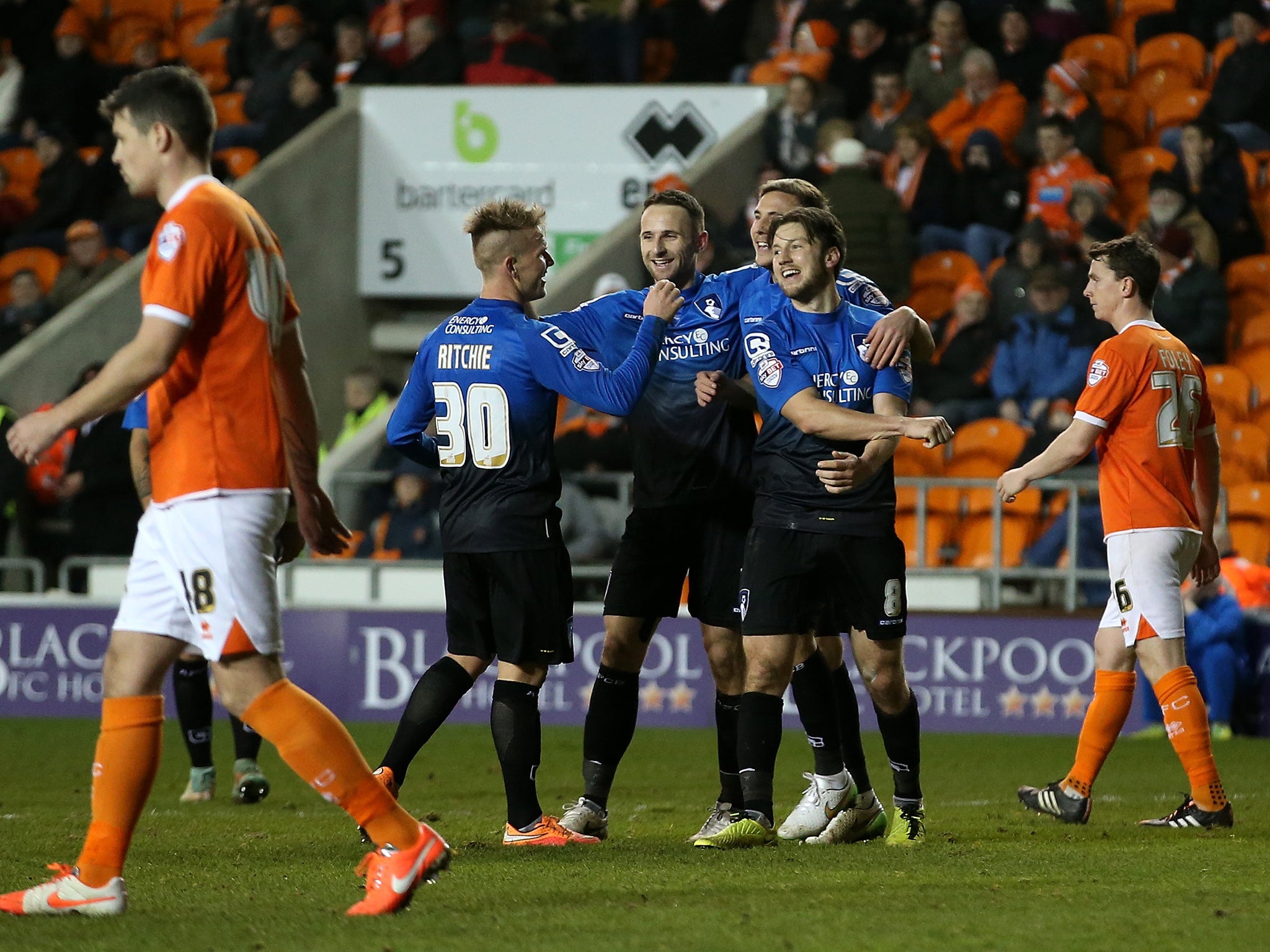 Blackpool lost 6-1 to Bouremouth at home on Saturday