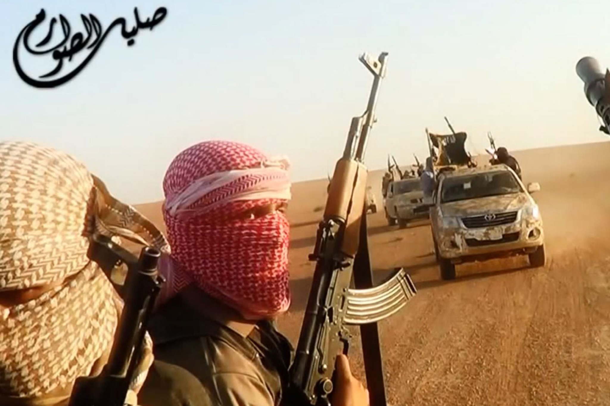 An Isis propaganda video purporting to show fighters near the Iraqi city of Tikrit