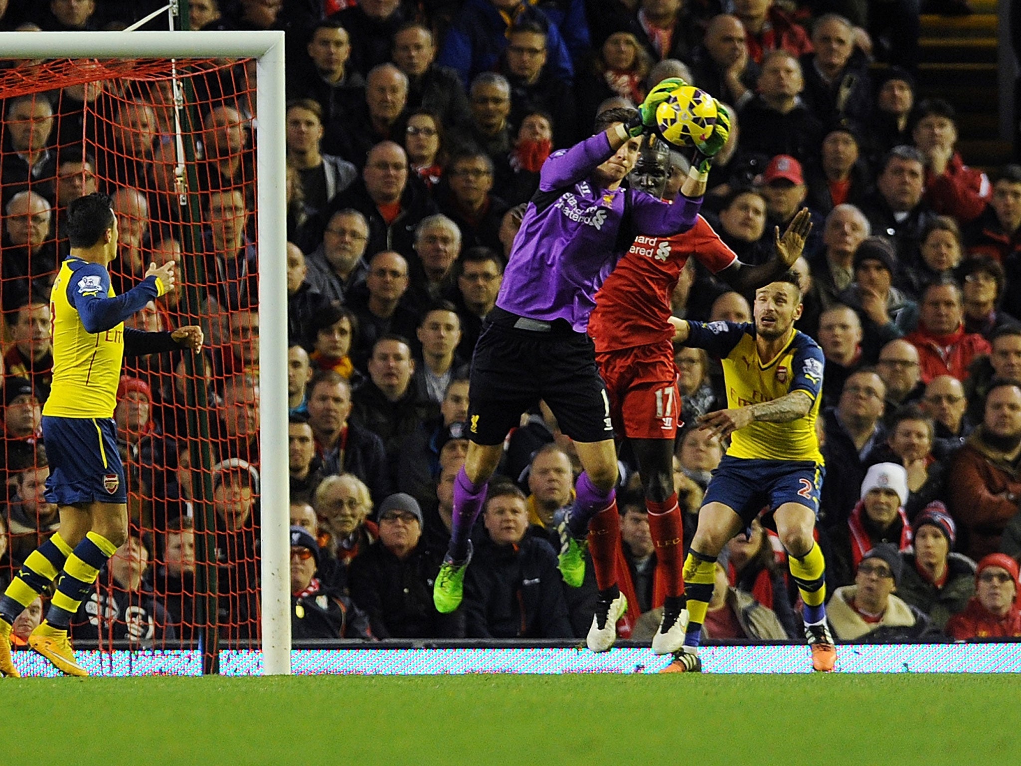 Let Giroud’s shot through his legs too easily and perhaps could have done better with Debuchy’s opener, too. 3