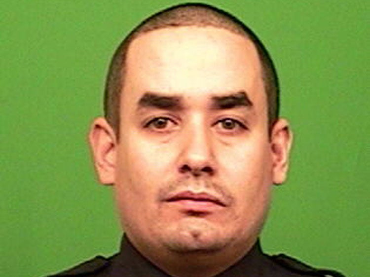 Rafael Ramos, 40, and his NYPD officer colleague were shot dead by a gunman