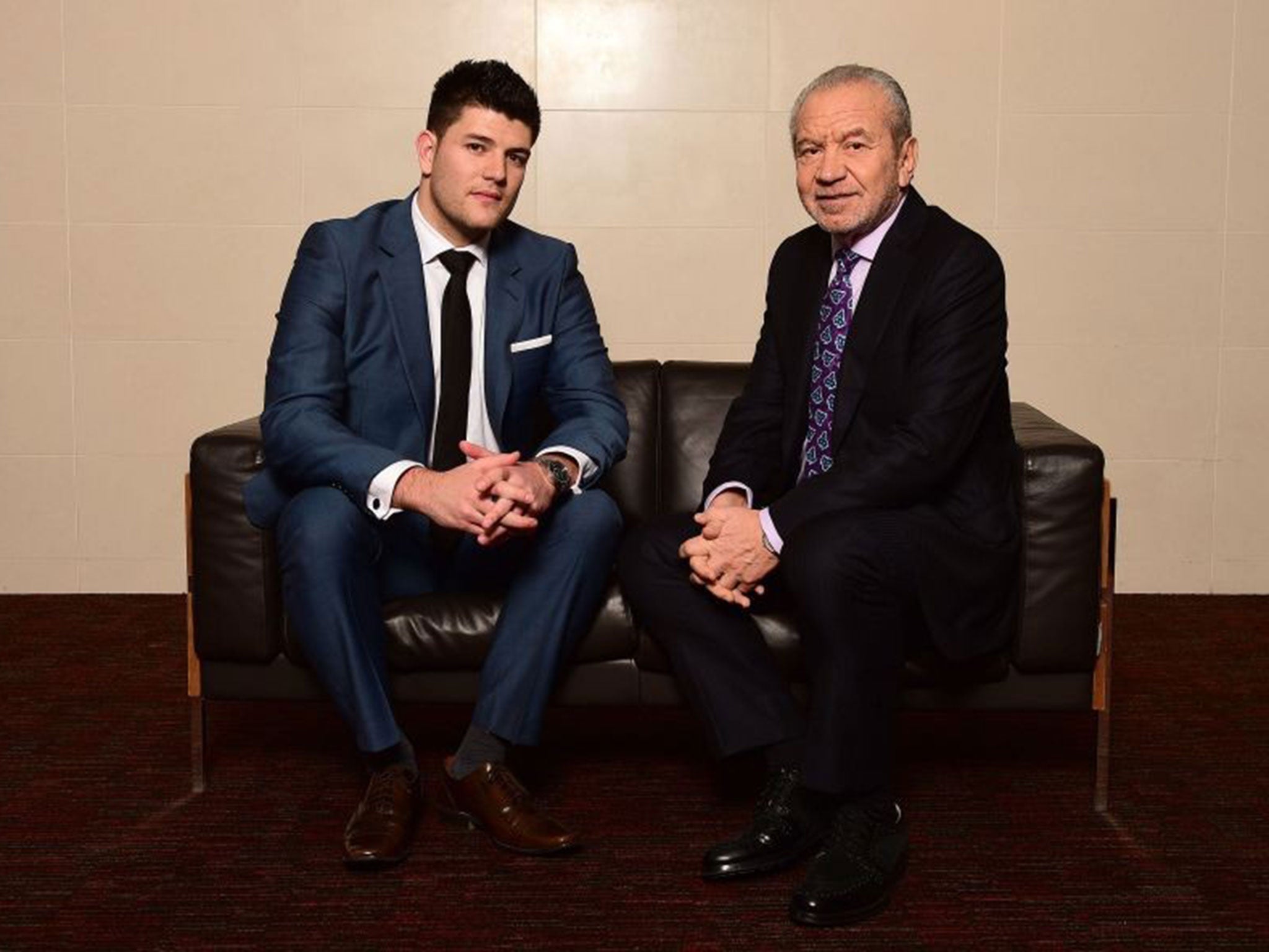 Mark Wright and Lord Alan Sugar