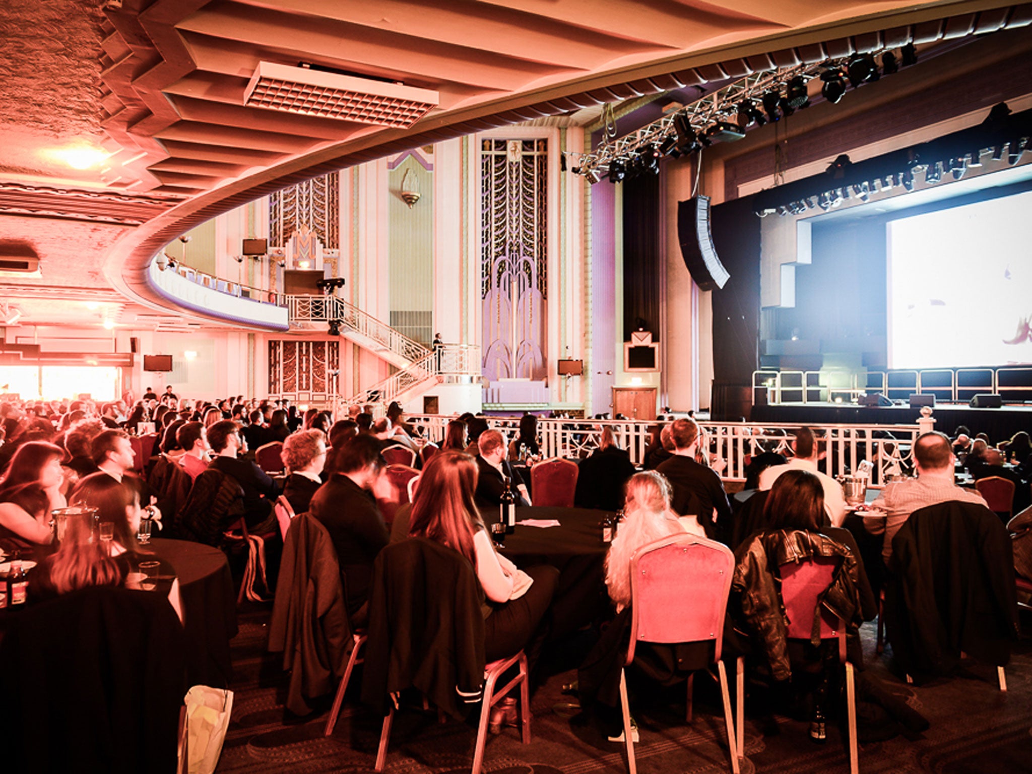 The secret screening at the Troxy Cinema in London