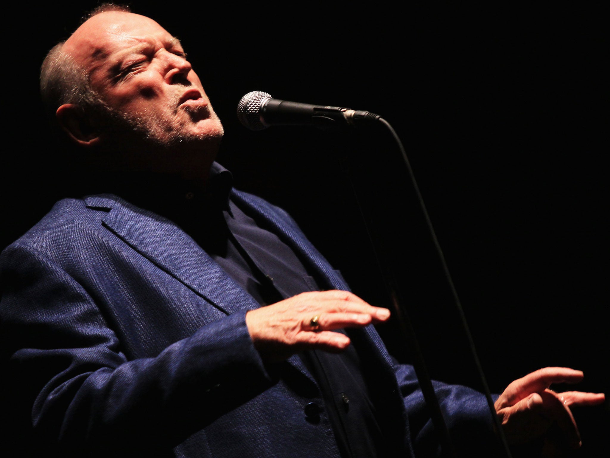Joe Cocker performs in Rome in 2011