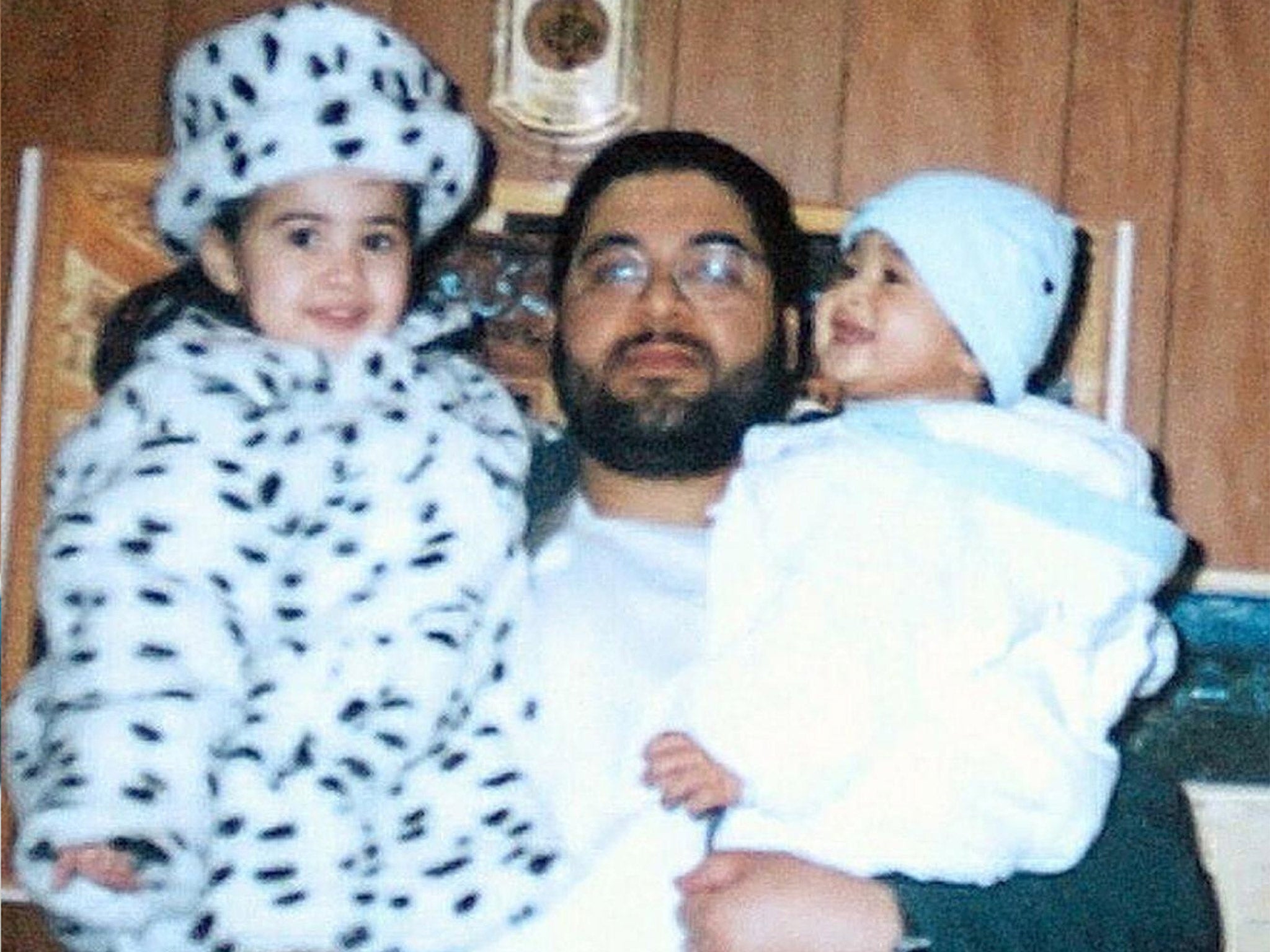 Shaker Aamer with two of his children