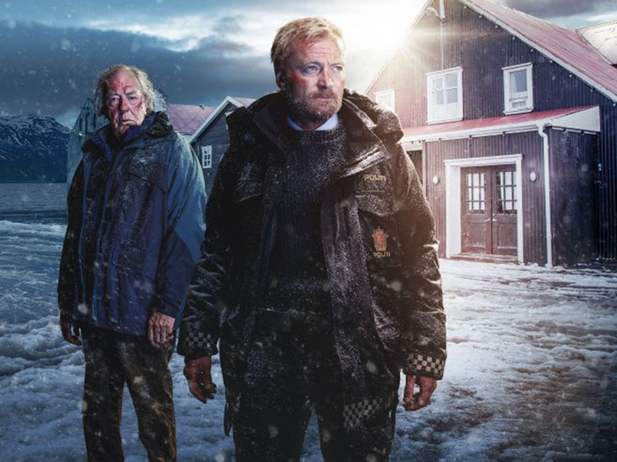 Michael Gambon, left, and Richard Dormer in ‘Fortitude’