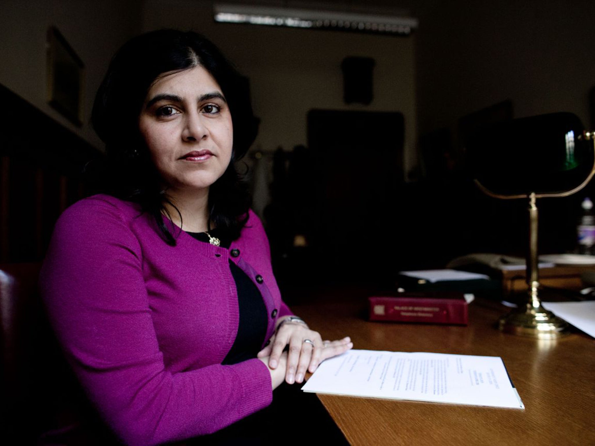 Baroness Warsi says she was struck by the scale of the Israeli settlements in the West Bank