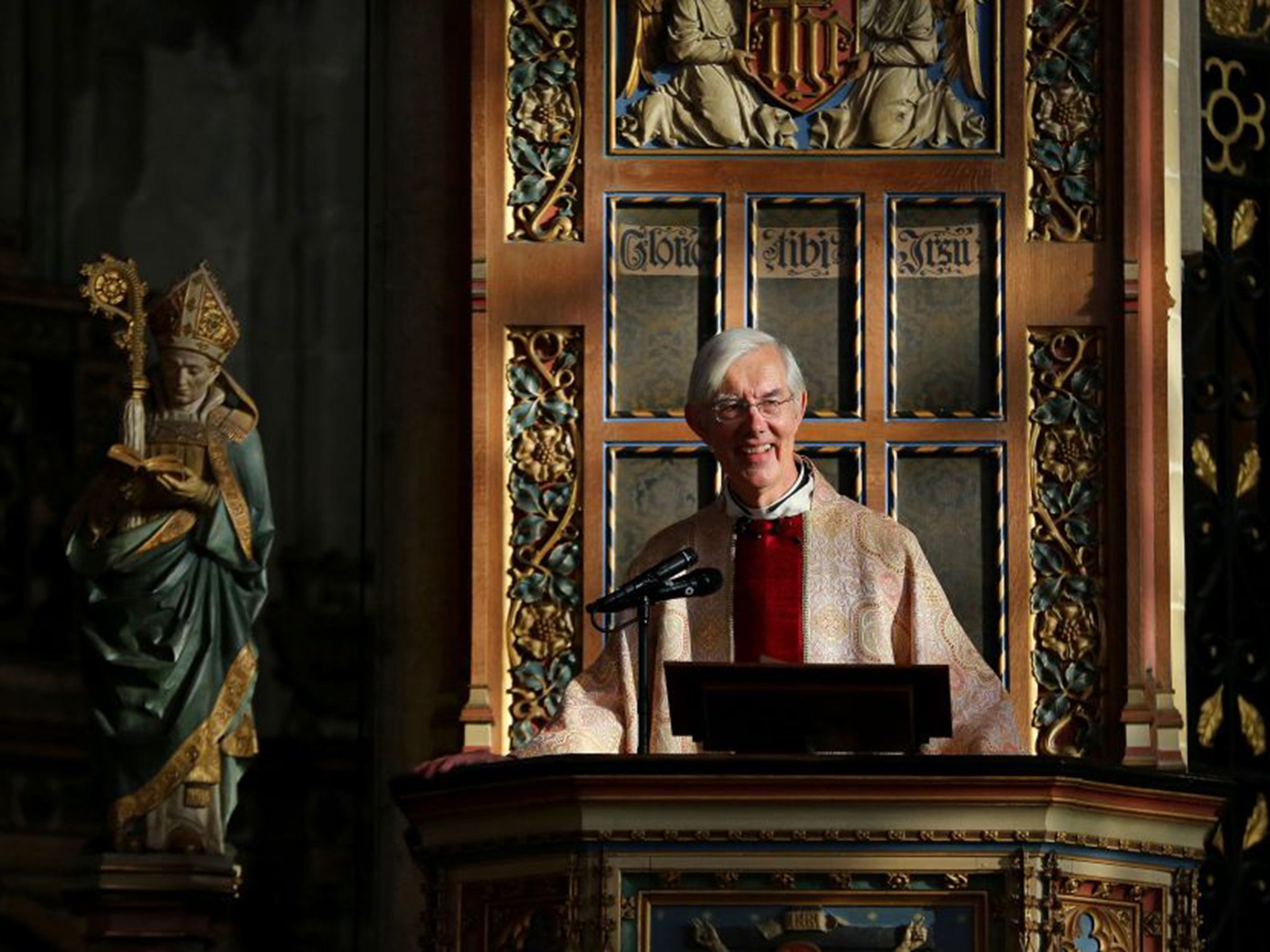 The Dean of Canterbury, the Very Rev Robert Willis, gave the homily at Canterbury Cathedral on Christmas Day