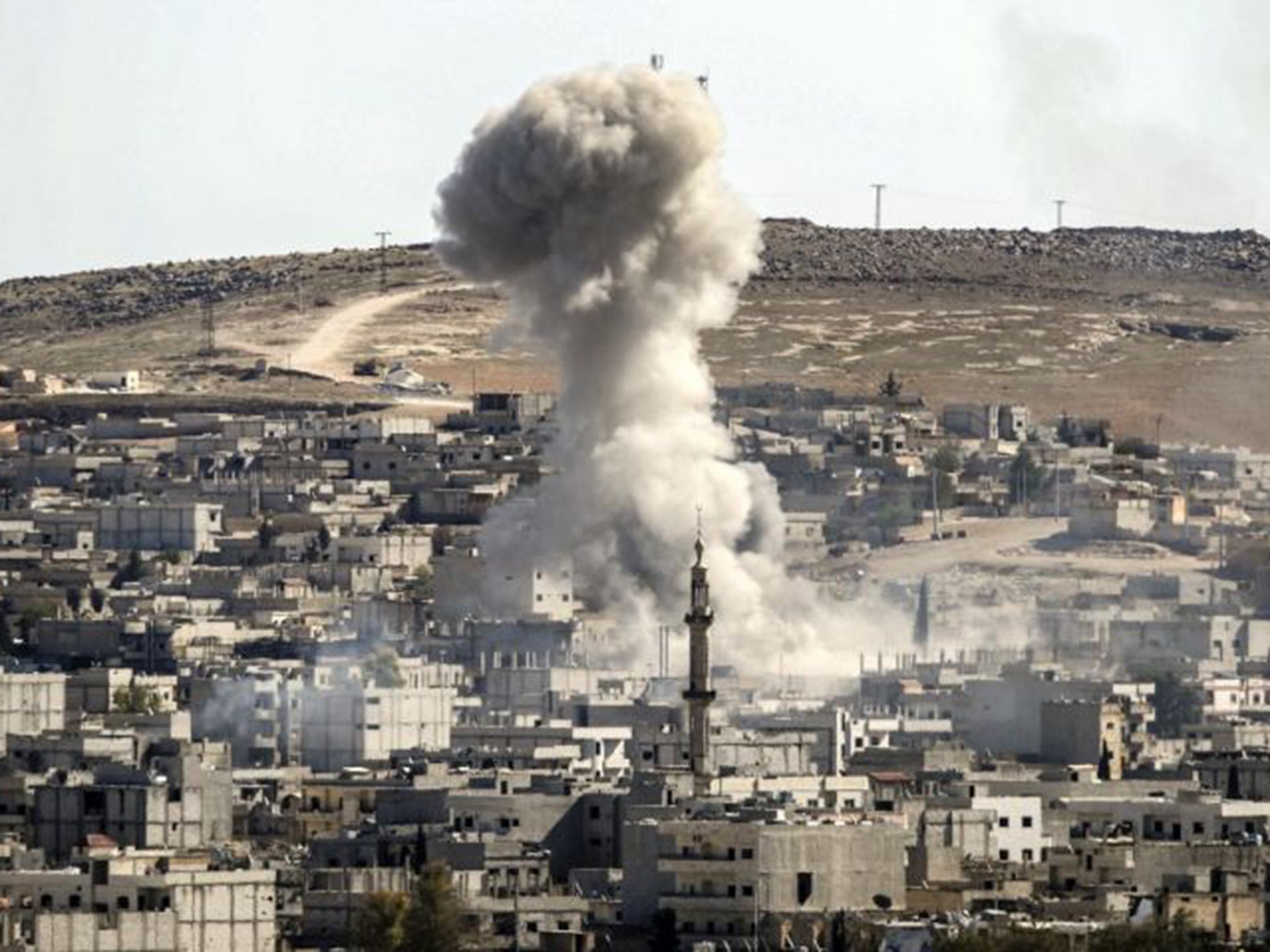 Isis was driven out of Kobani by US-armed Kurds