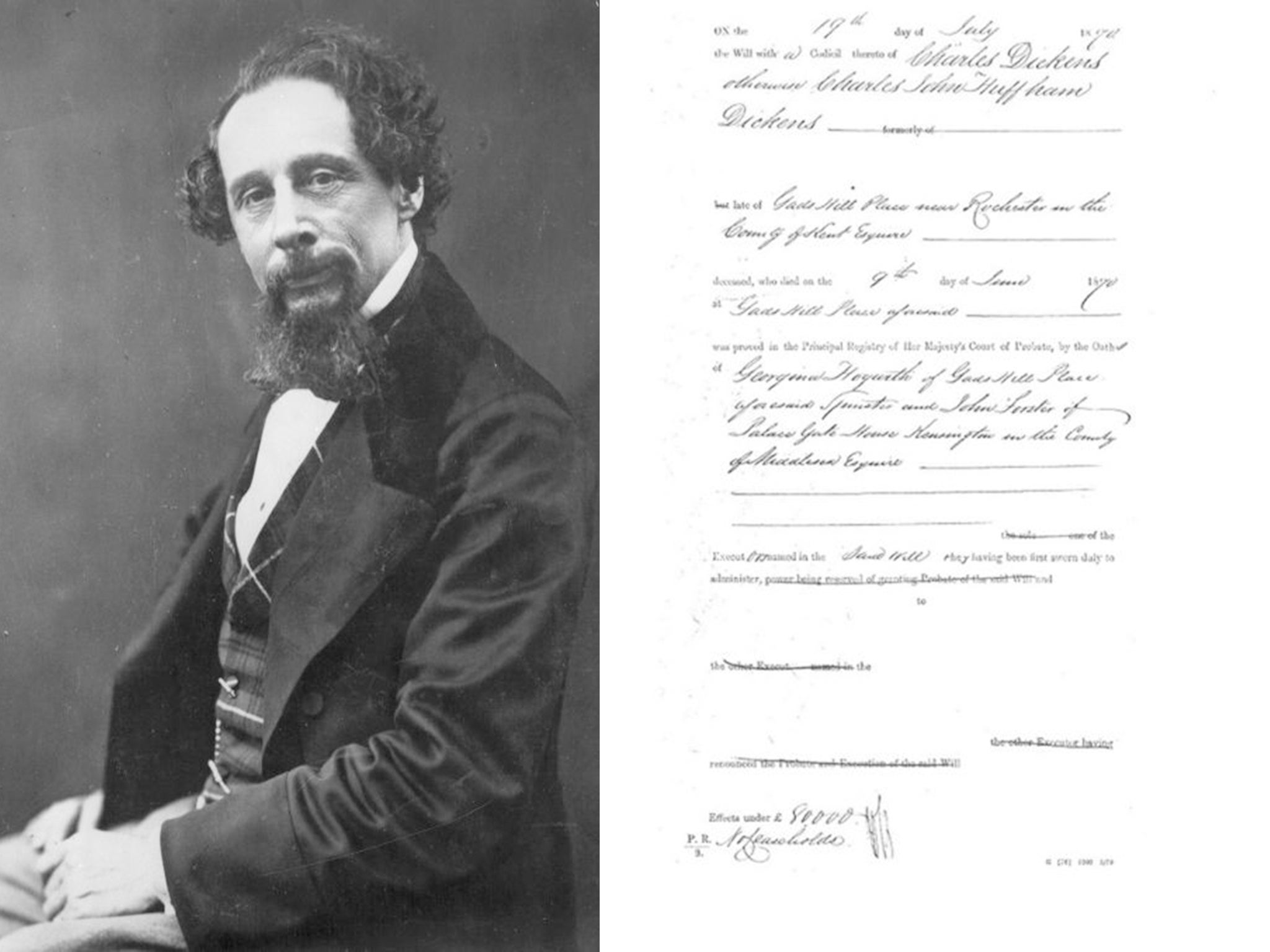 The will of Charles Dickens was among those to be archived