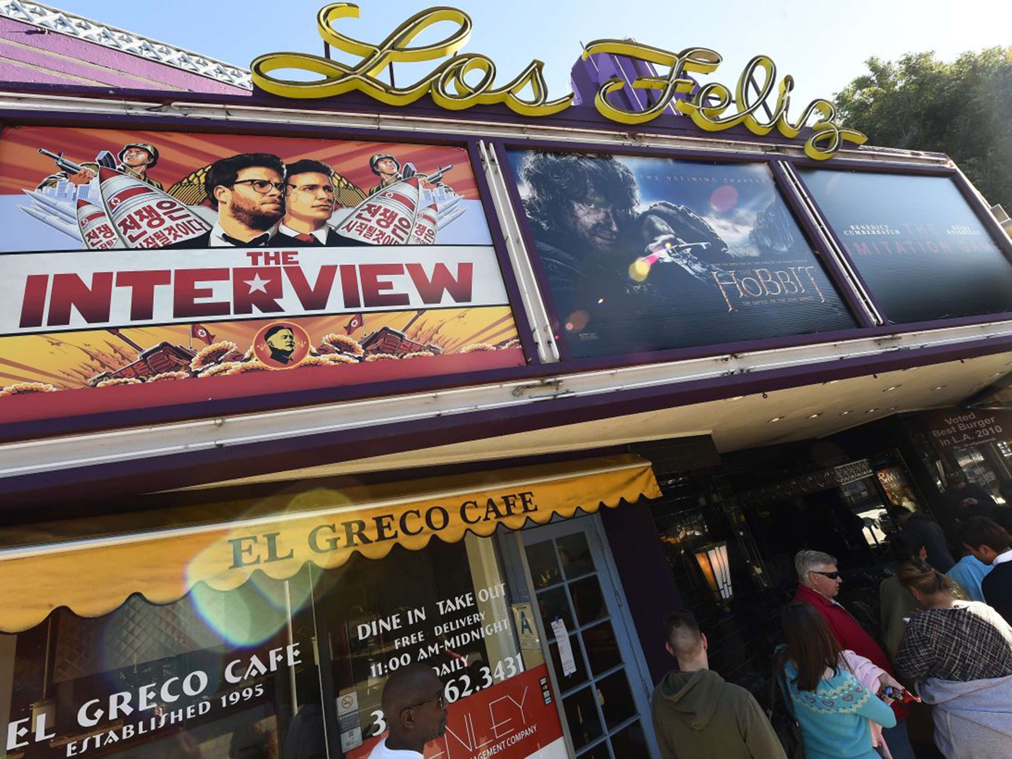 Christmas Day cinema-goers seem to have mistaken the complexities of the right to free speech