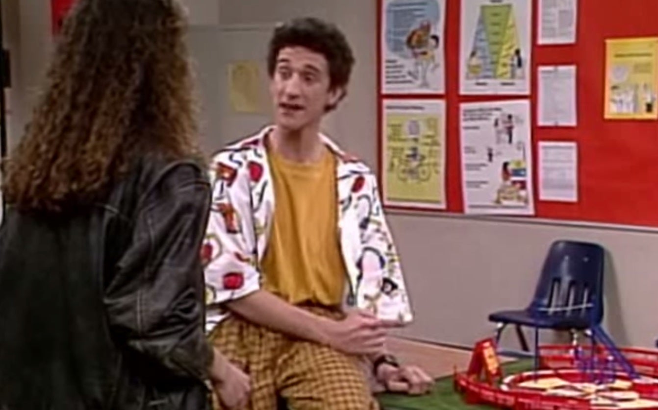 Mr Diamond as 'Screech' in Saved By The Bell