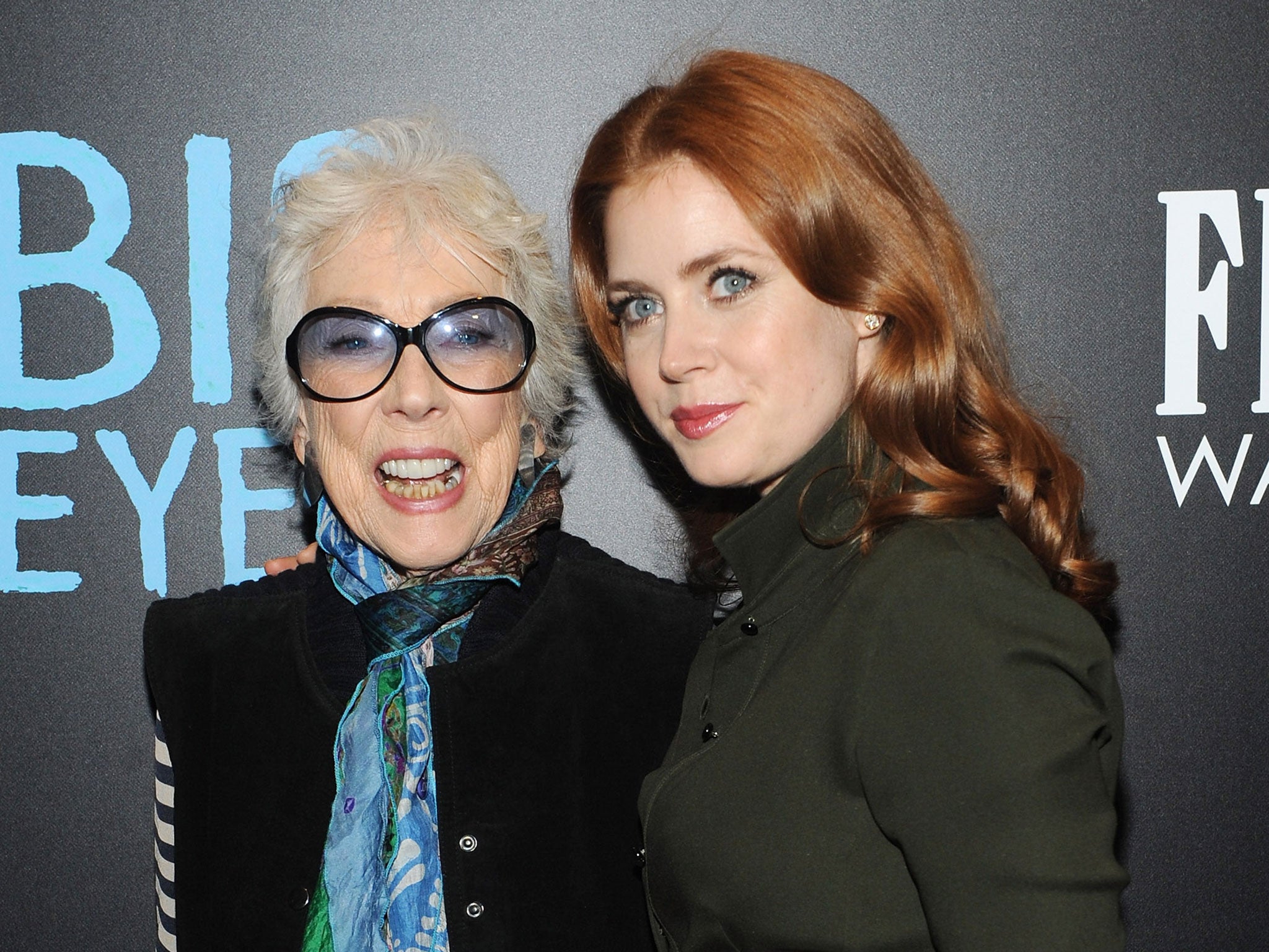 Family portraits: Amy Adams with Margaret Keane (left), who she plays in Big Eyes