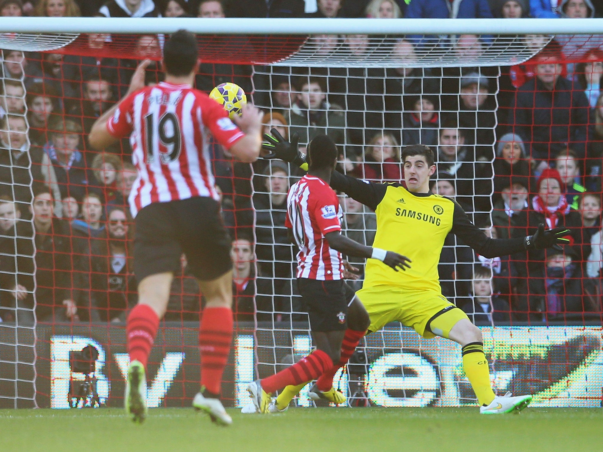 Mane opens the scoring for Southampton