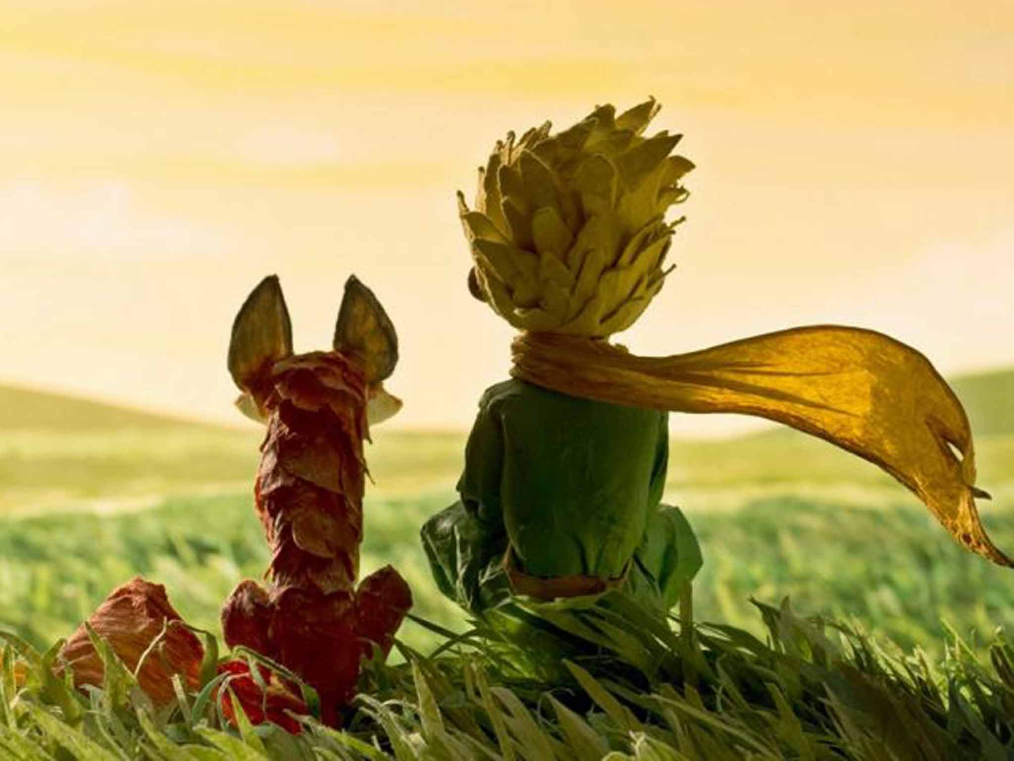 A scene from the new animated film of 'The Little Prince'