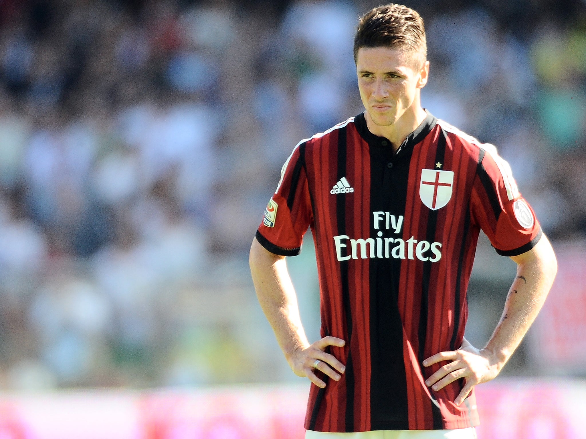 Fernando Torres during his time at AC Milan