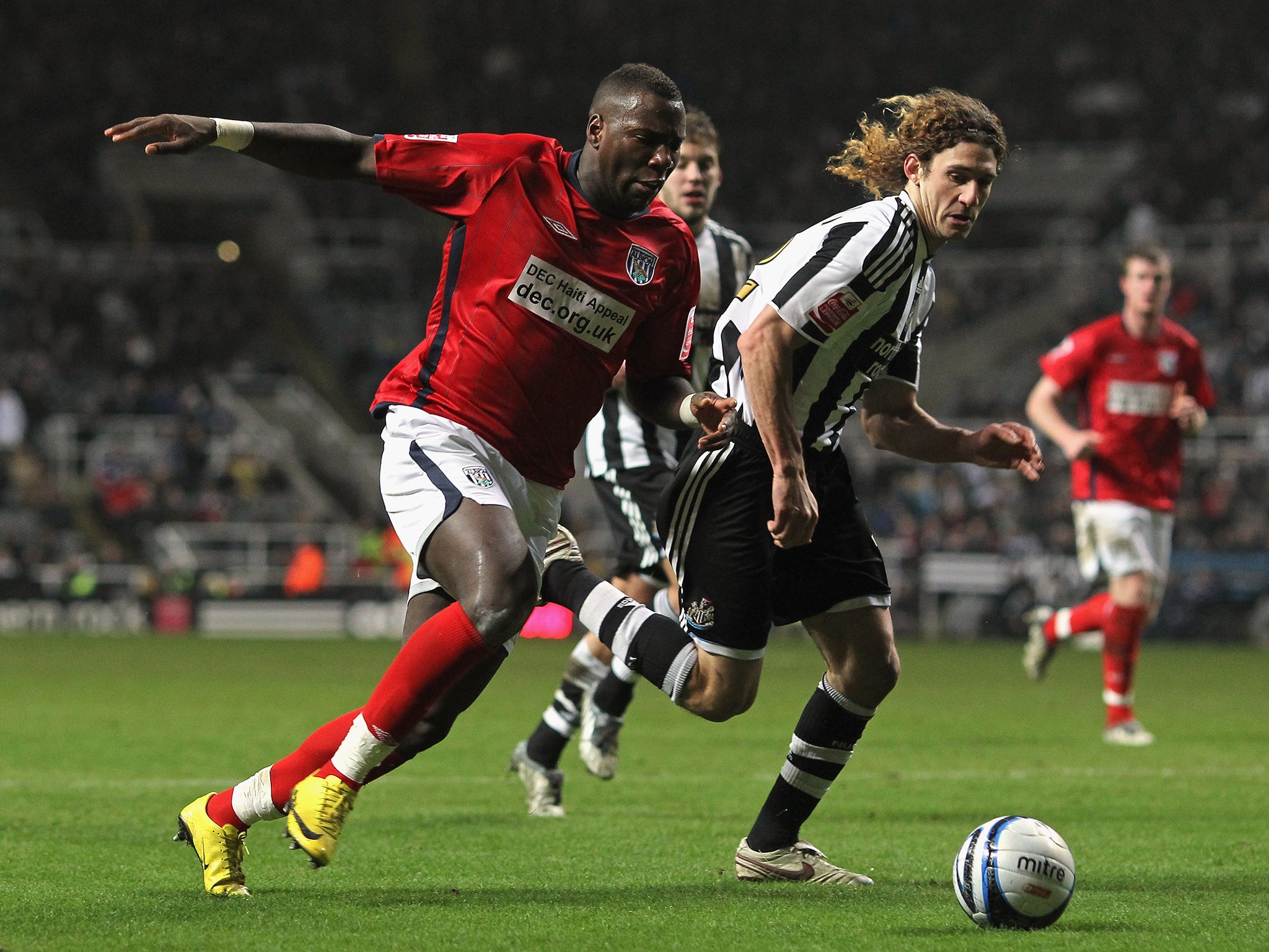 Coloccini during his season in the Championship