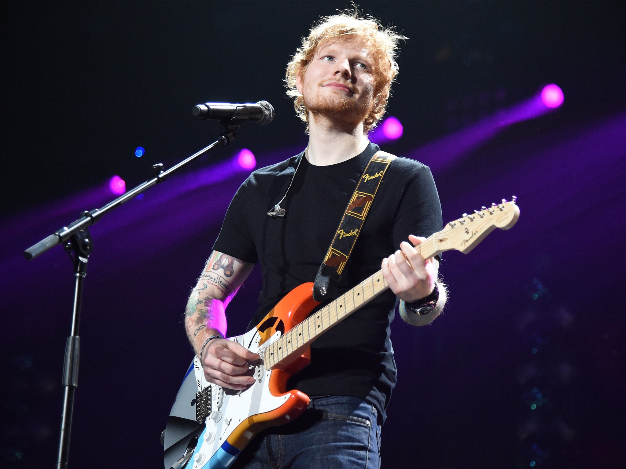 Ed Sheeran is nominated for four Brit Awards