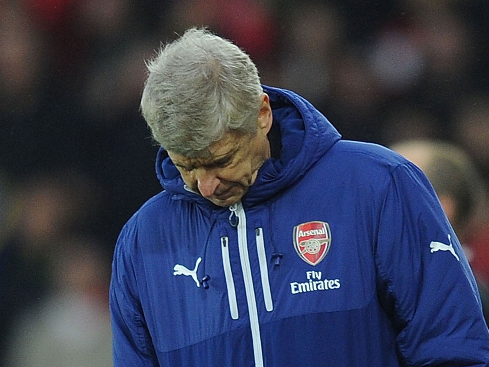 Arsene Wenger in defeat to Southampton
