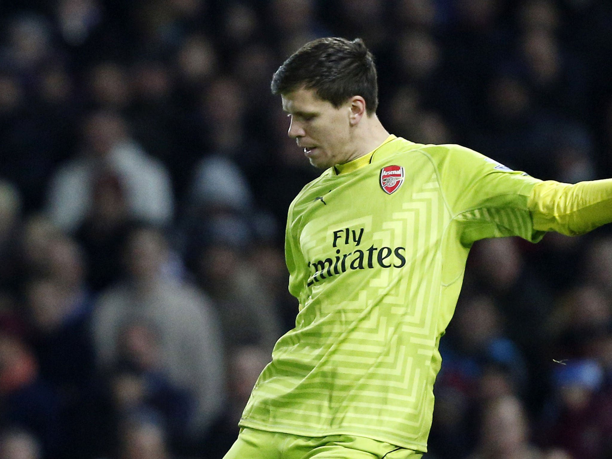 Wojciech Szczesny will start for Arsenal against Middlesbrough