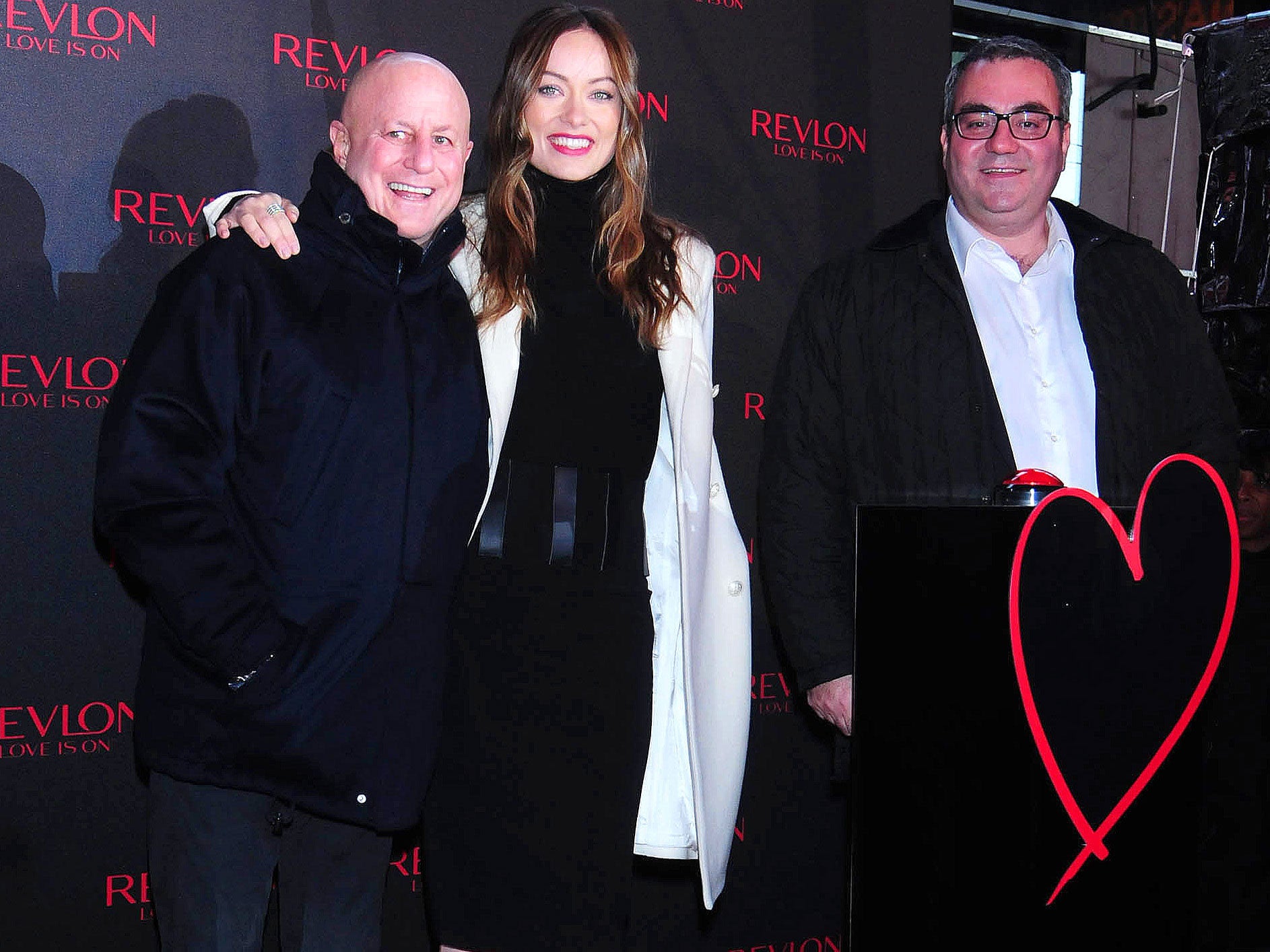 Olivia Wilde, Ron Perelman and Lorenzo Delpani