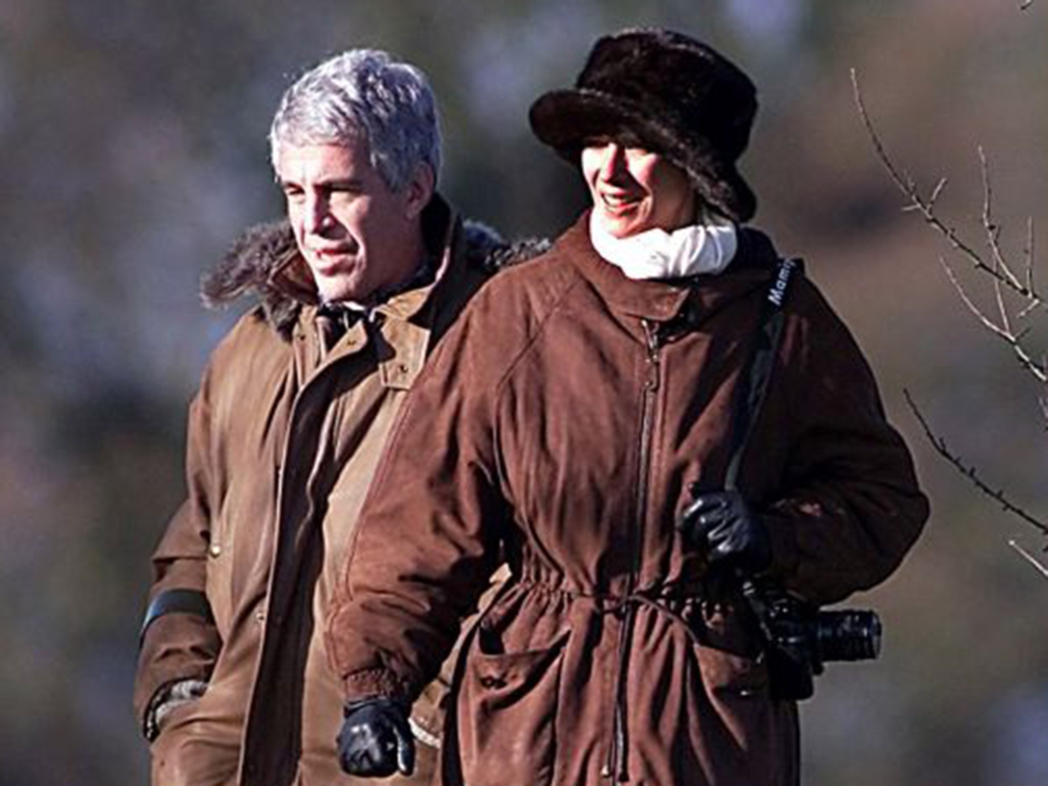 Jeffrey Epstein with Ghislaine Maxwell